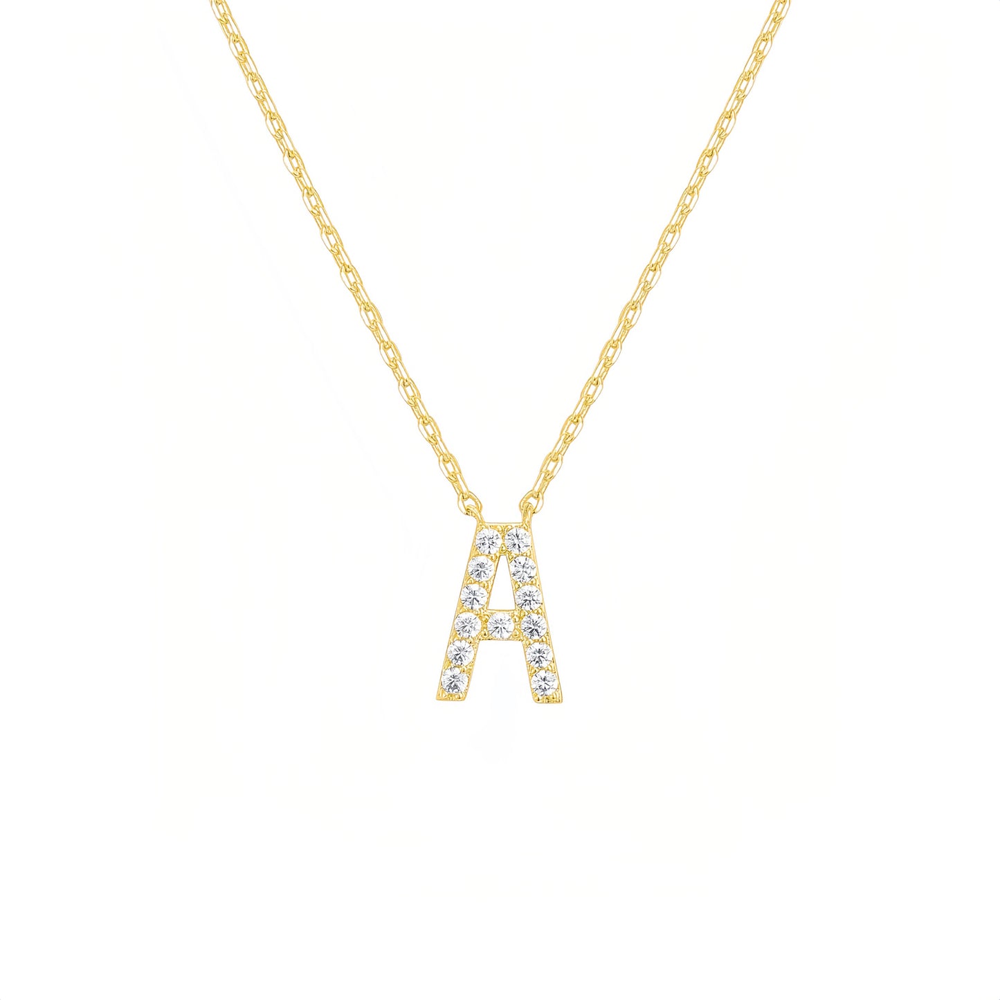 Initial Necklace - Gold