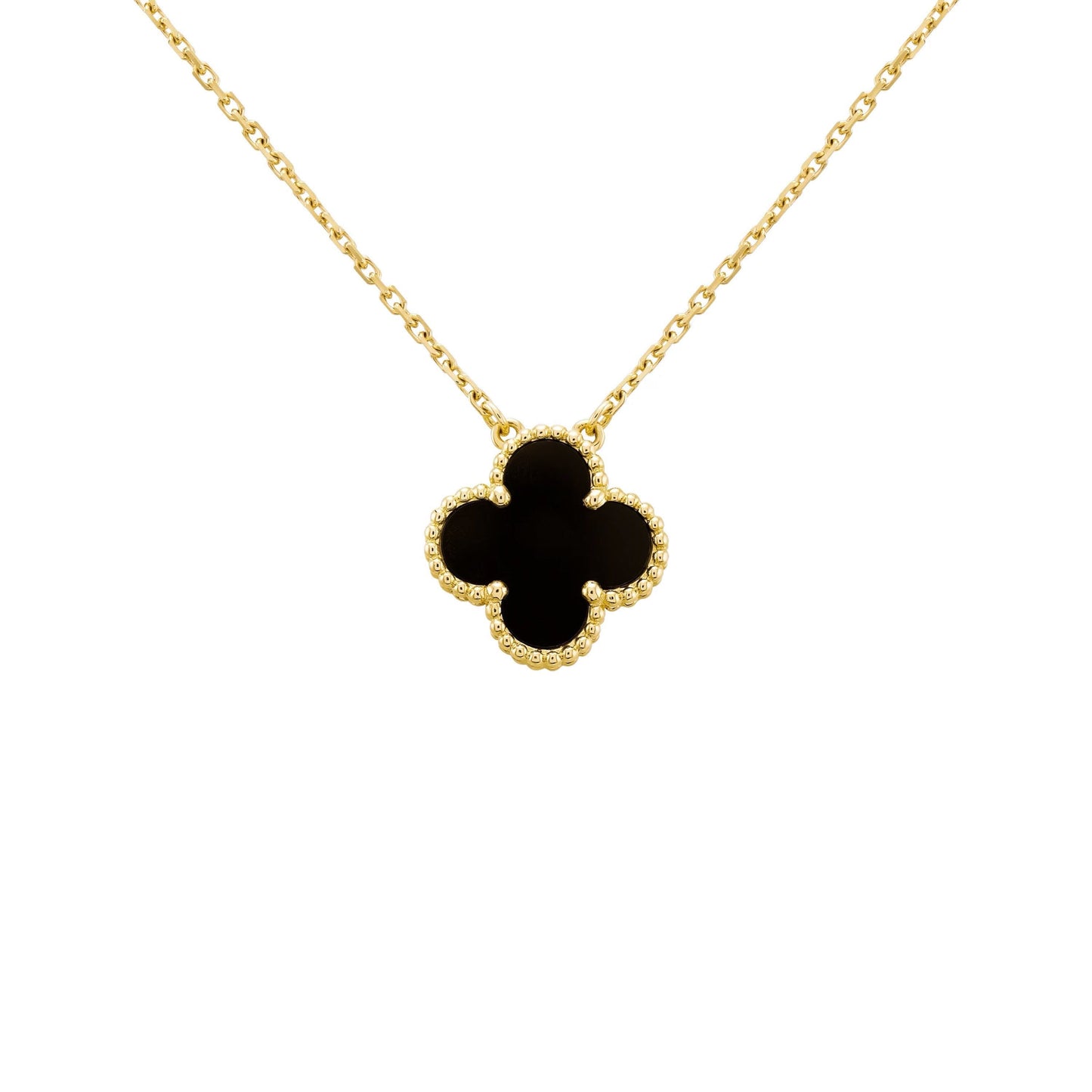 Camilla Necklace - Gold + Black