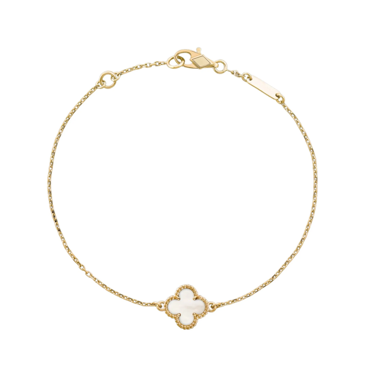 Camille Bracelet - Gold + White