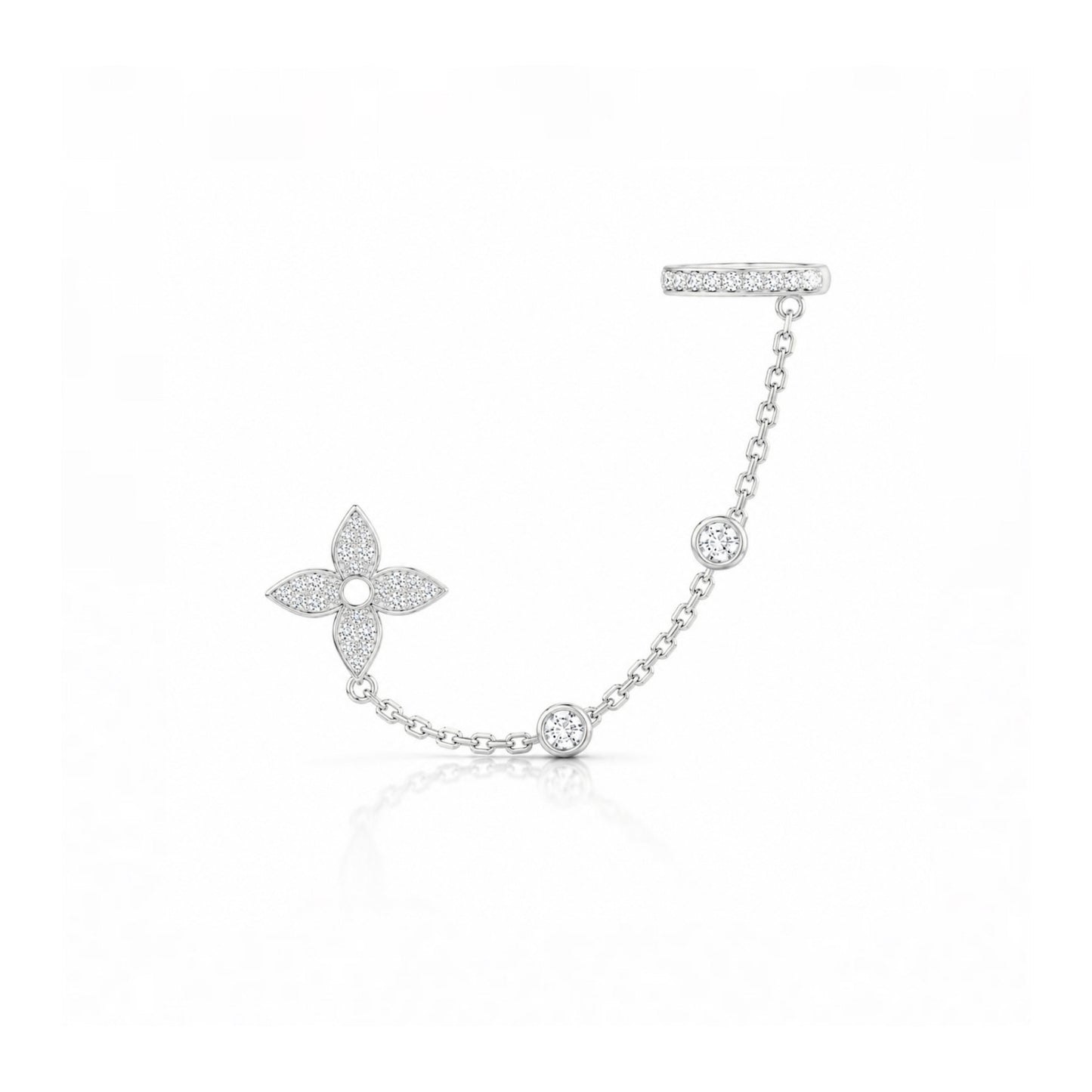 Vivienne Ear Cuff - Silver
