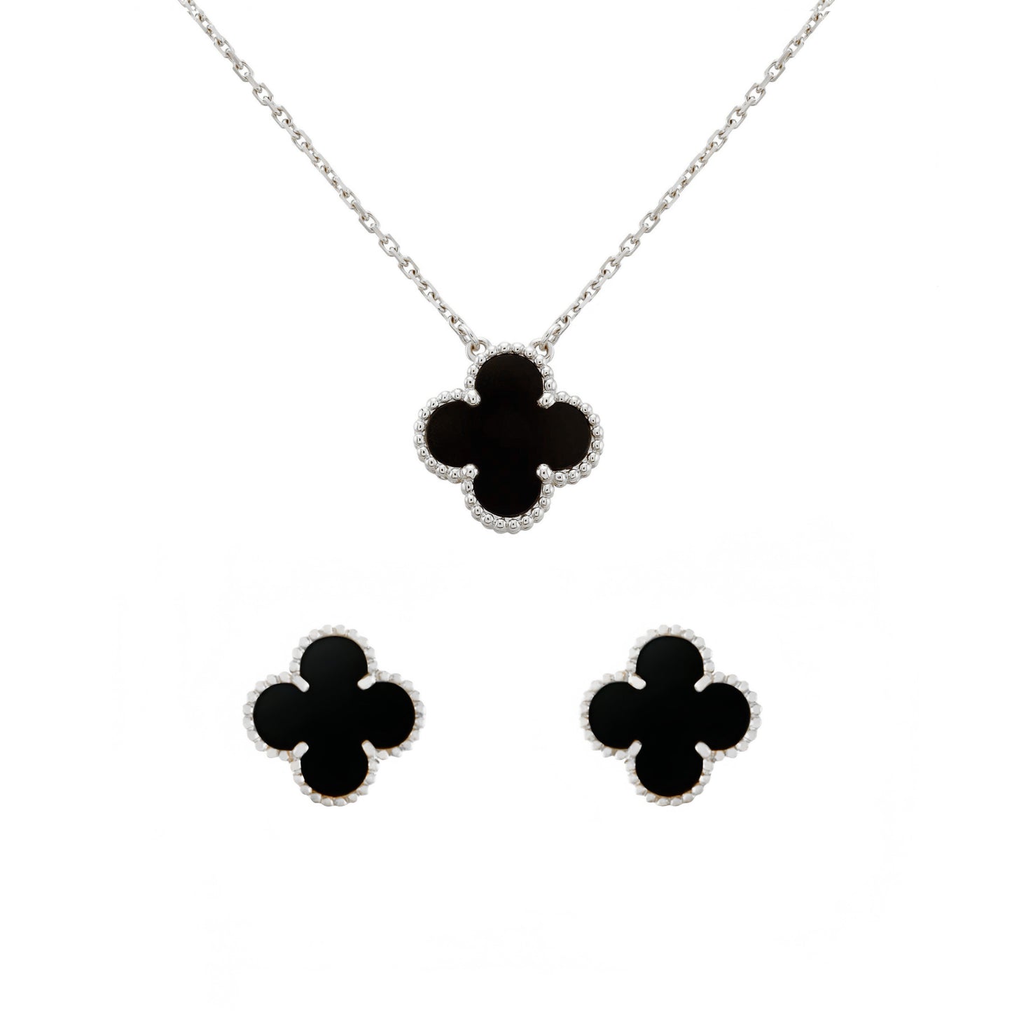 Camilla Set - Silver + Black