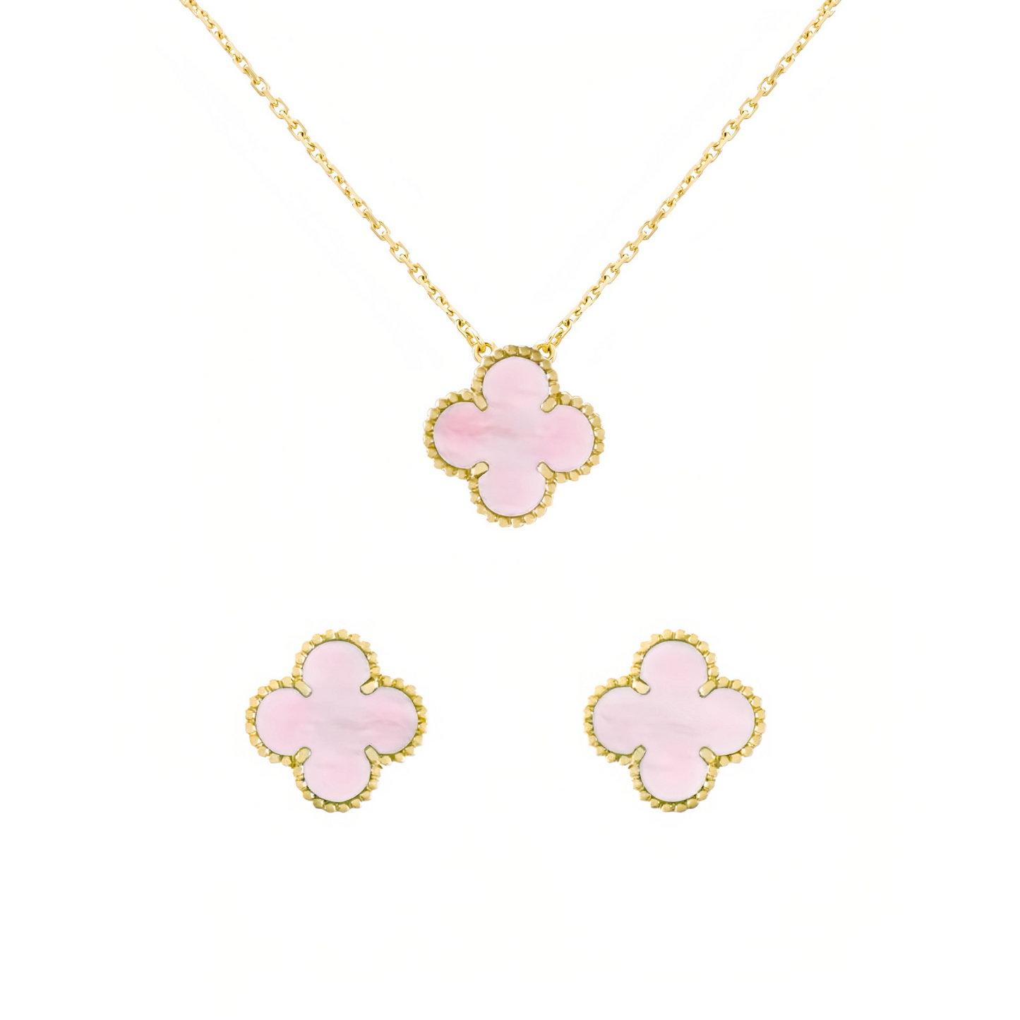 Camilla Set - Gold + Pink