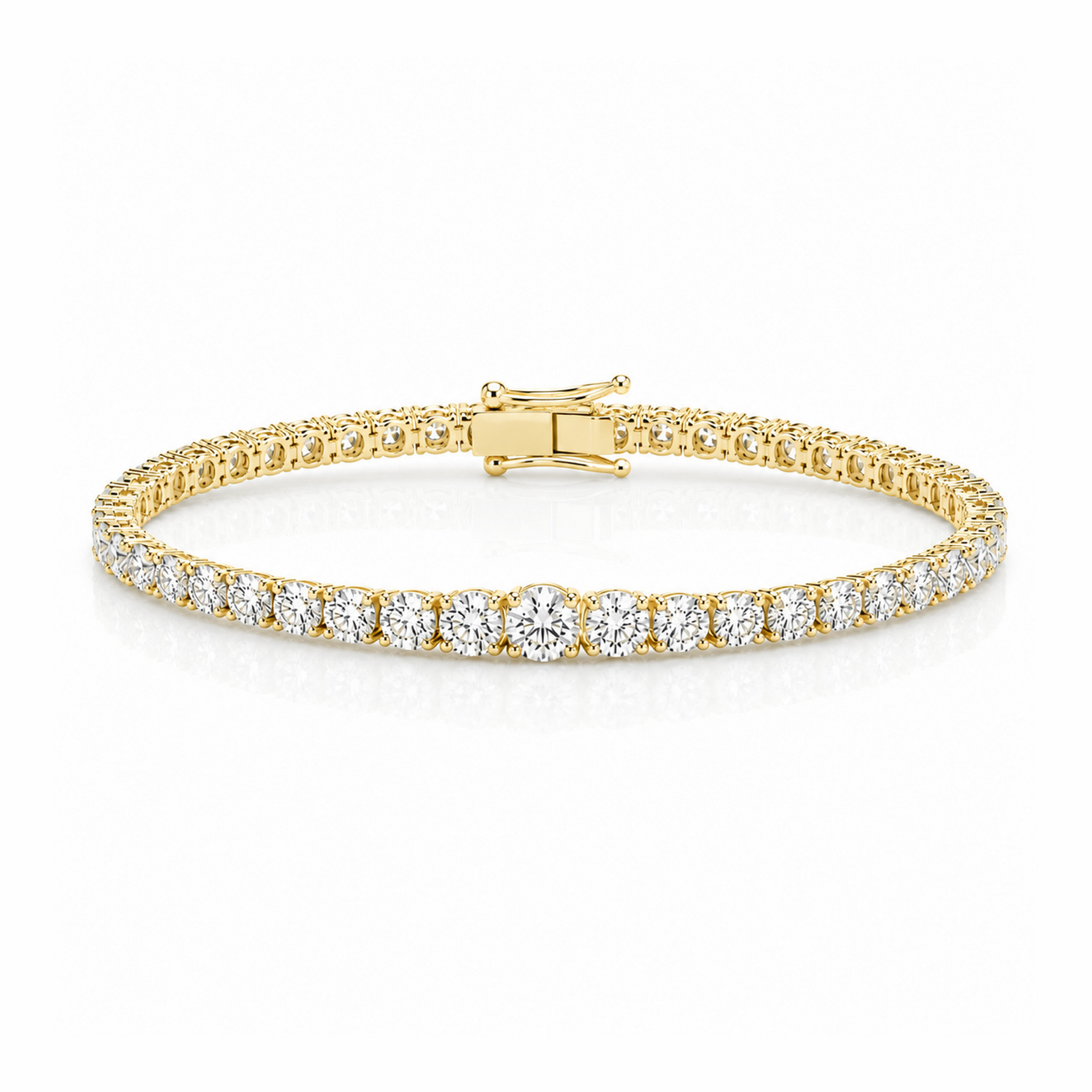 Portia Tennis Bracelet - Gold