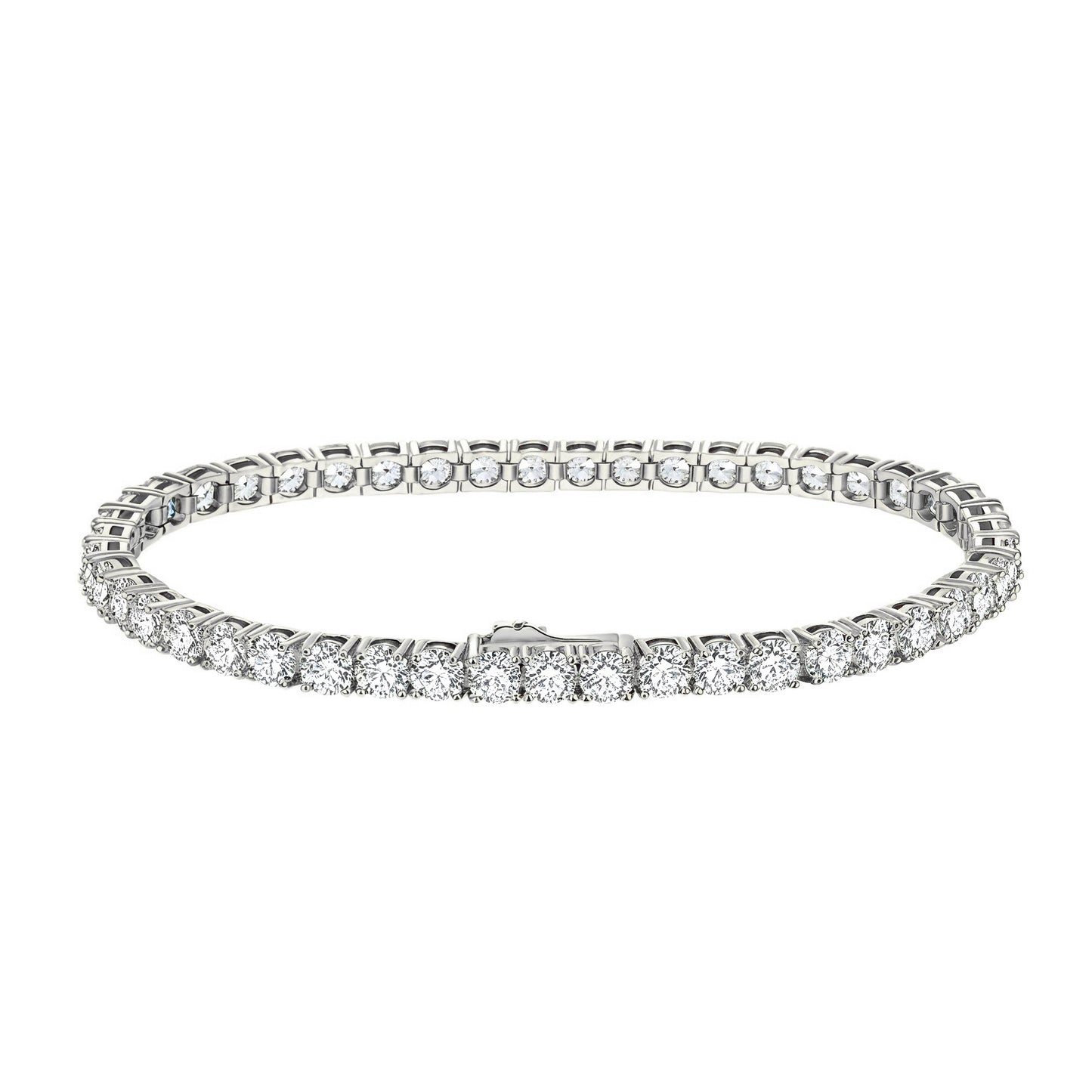 Selene Tennis Bracelet - Silver