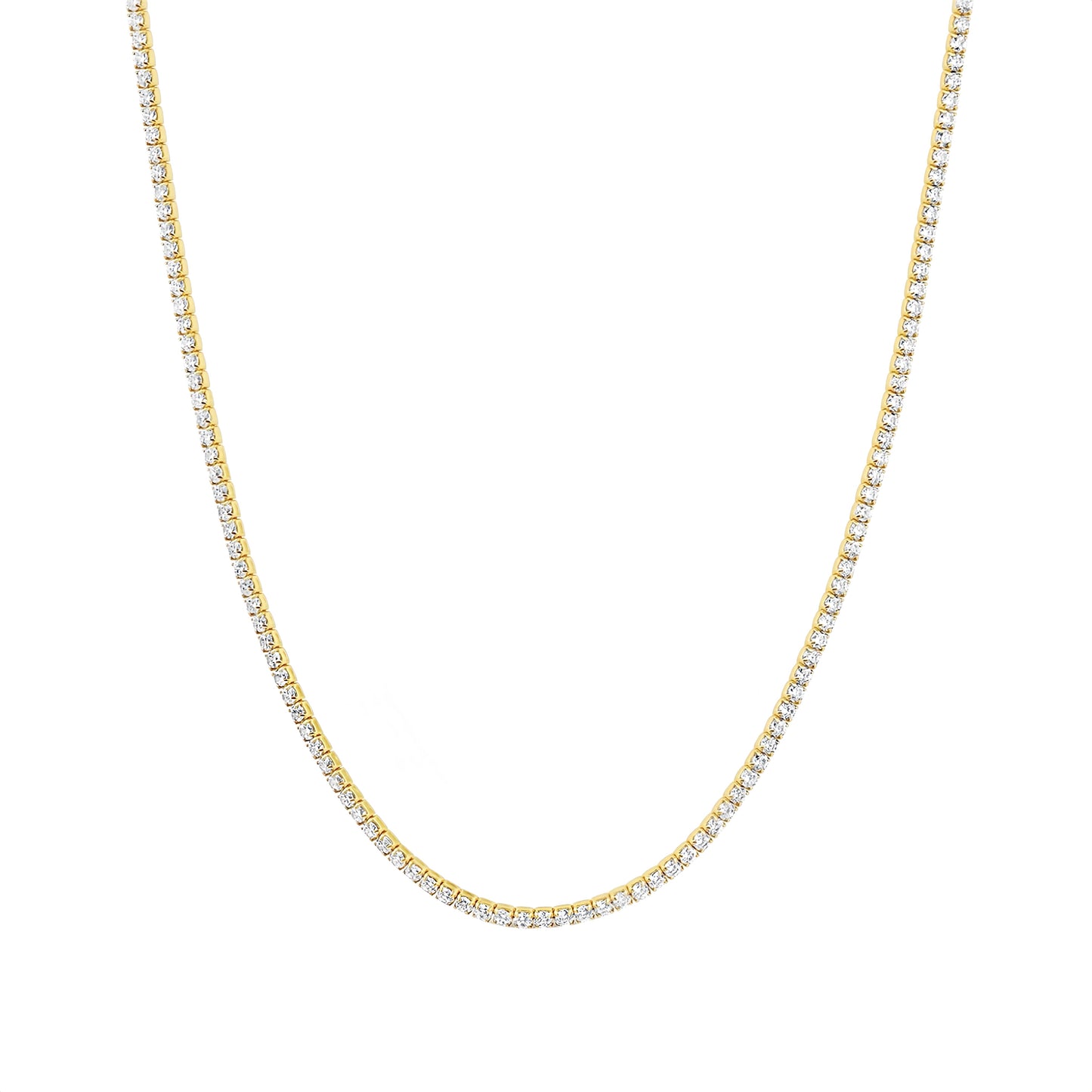 Este Tennis Necklace - Gold