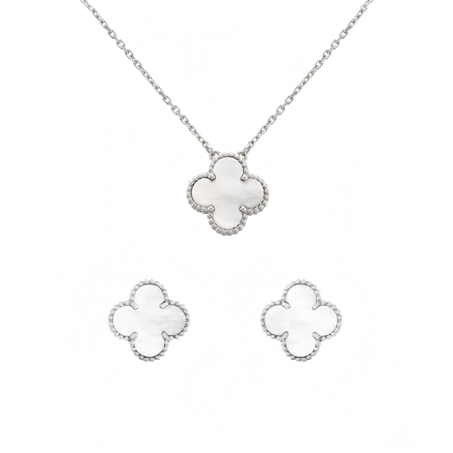 Camilla Set - Silver + White