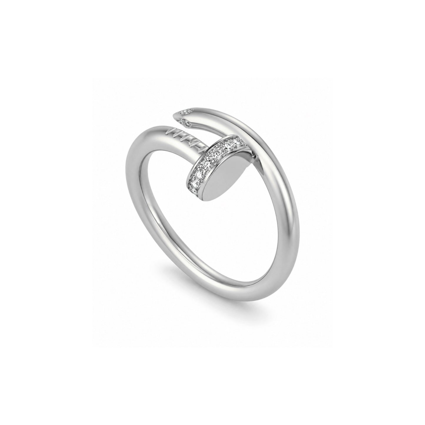 Arielle Ring - Silver + Diamond