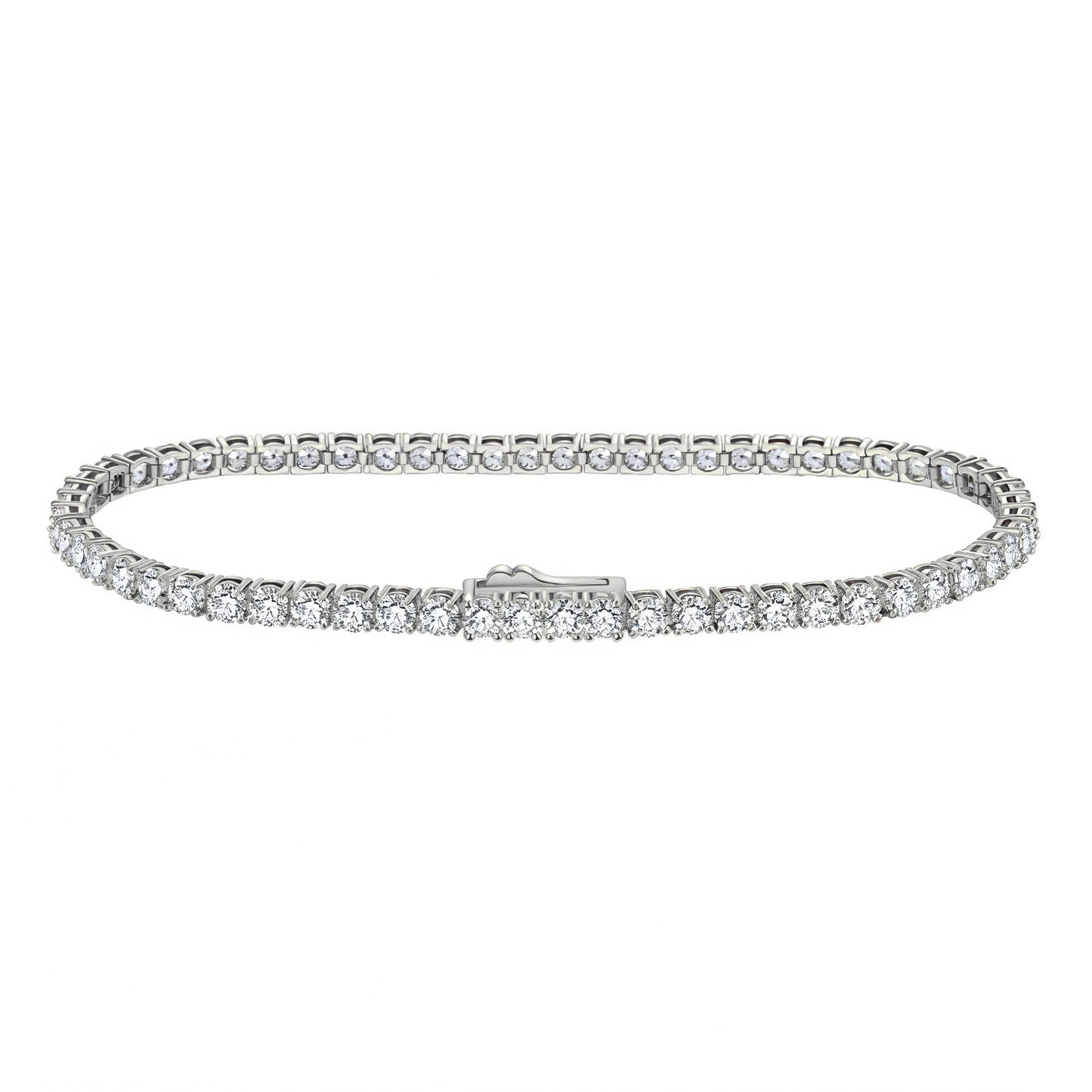 Mini Selene Tennis Bracelet - Silver