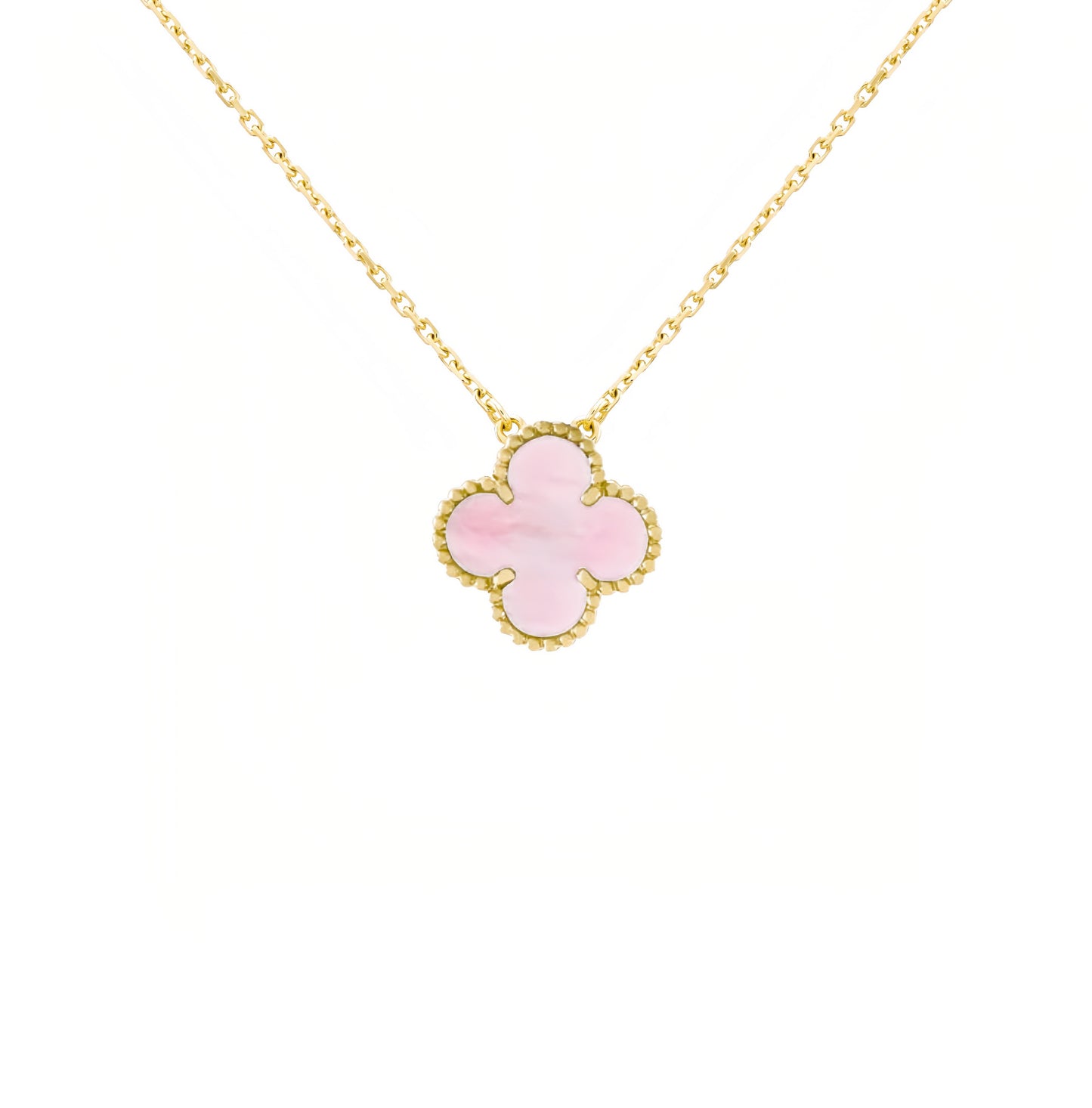 Camilla Necklace - Gold + Pink