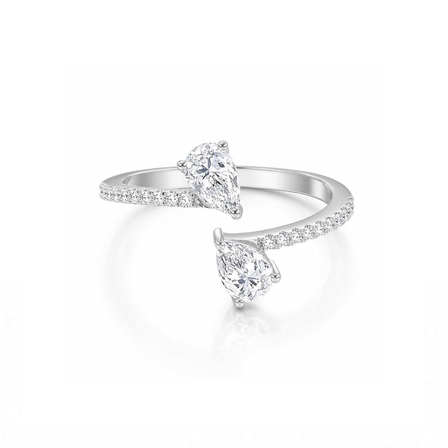 Duette Ring - Silver