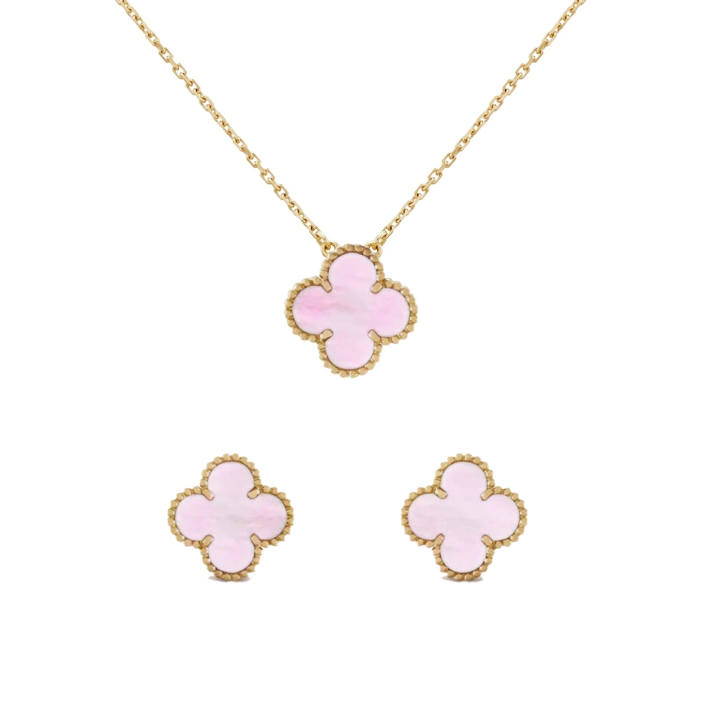 Camilla Set - Gold + Pink