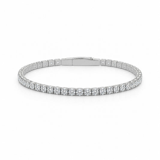 Shadi Tennis Bracelet - Silver