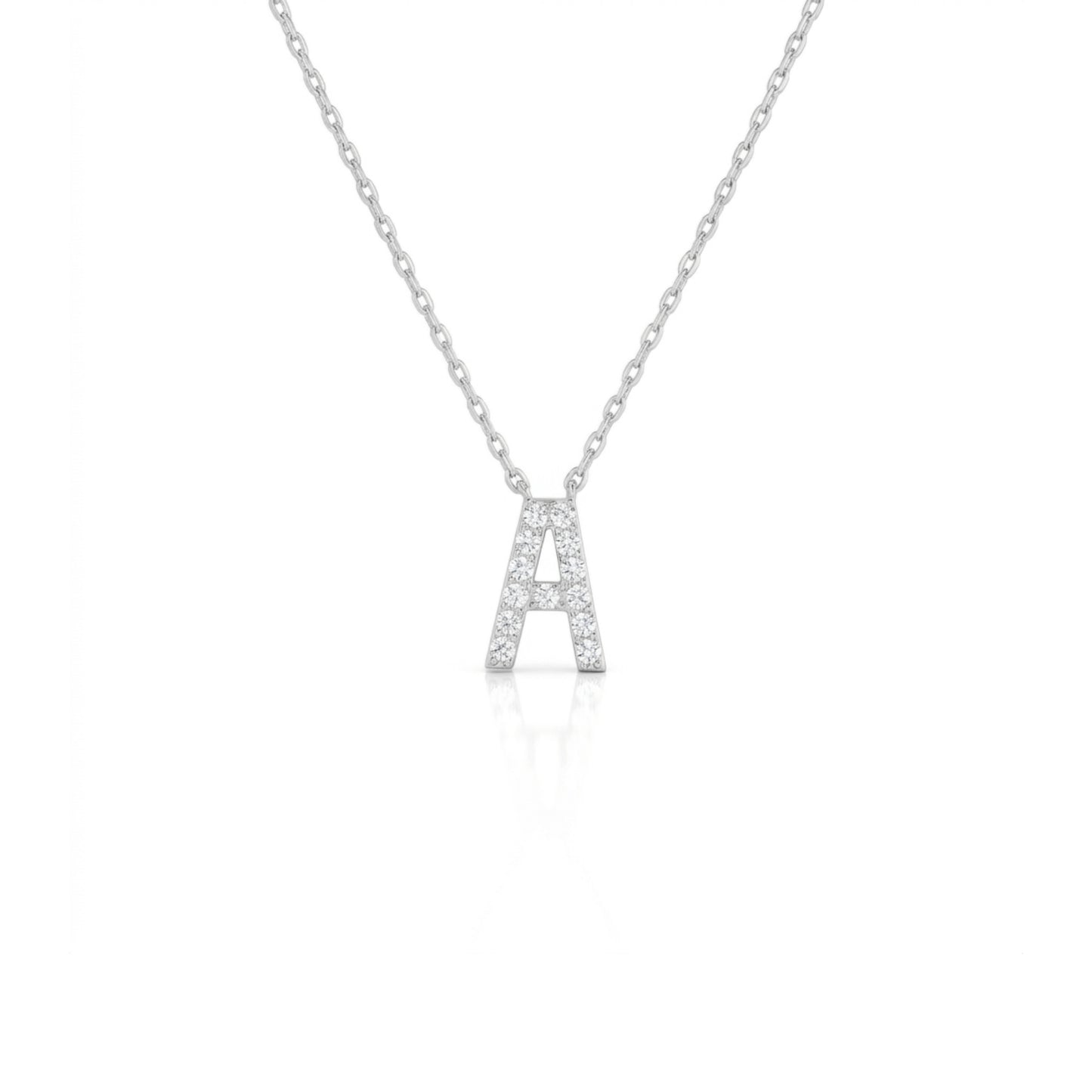 Initial Necklace - Silver