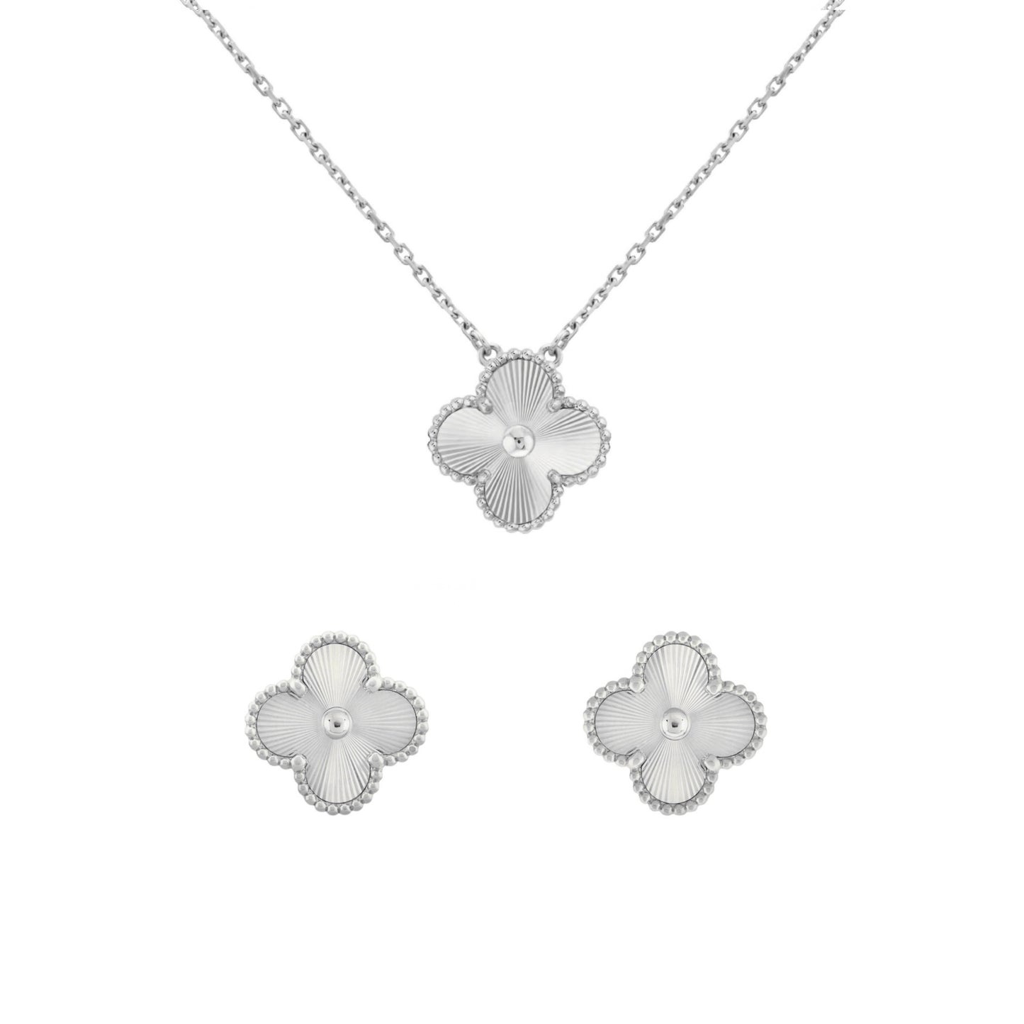 Camilla Set - Silver Guilloché