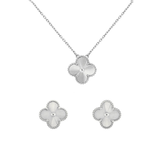 Camilla Set - Silver Guilloché