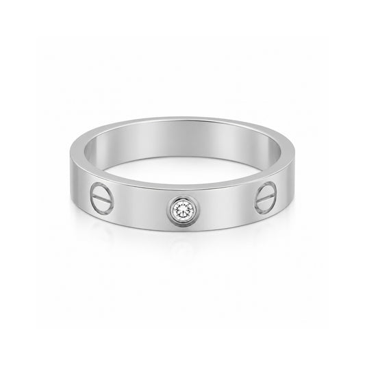 Cely Ring - Silver + 3 Diamond