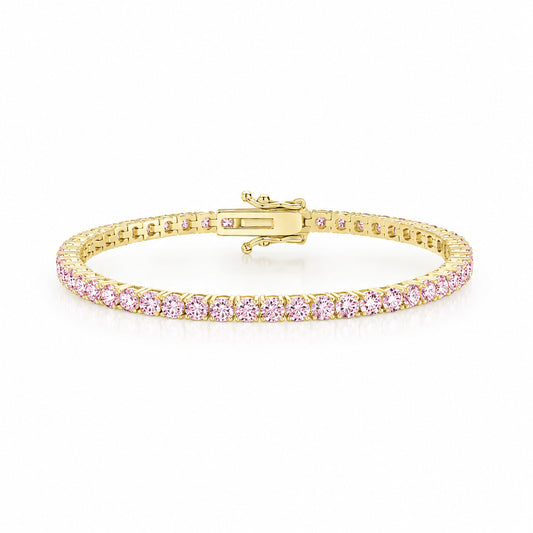 Sasha Tennis Bracelet - Gold