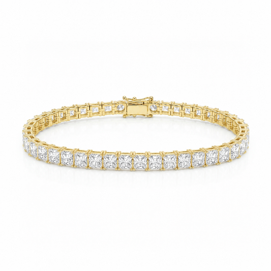 Bianka Tennis Bracelet - Gold