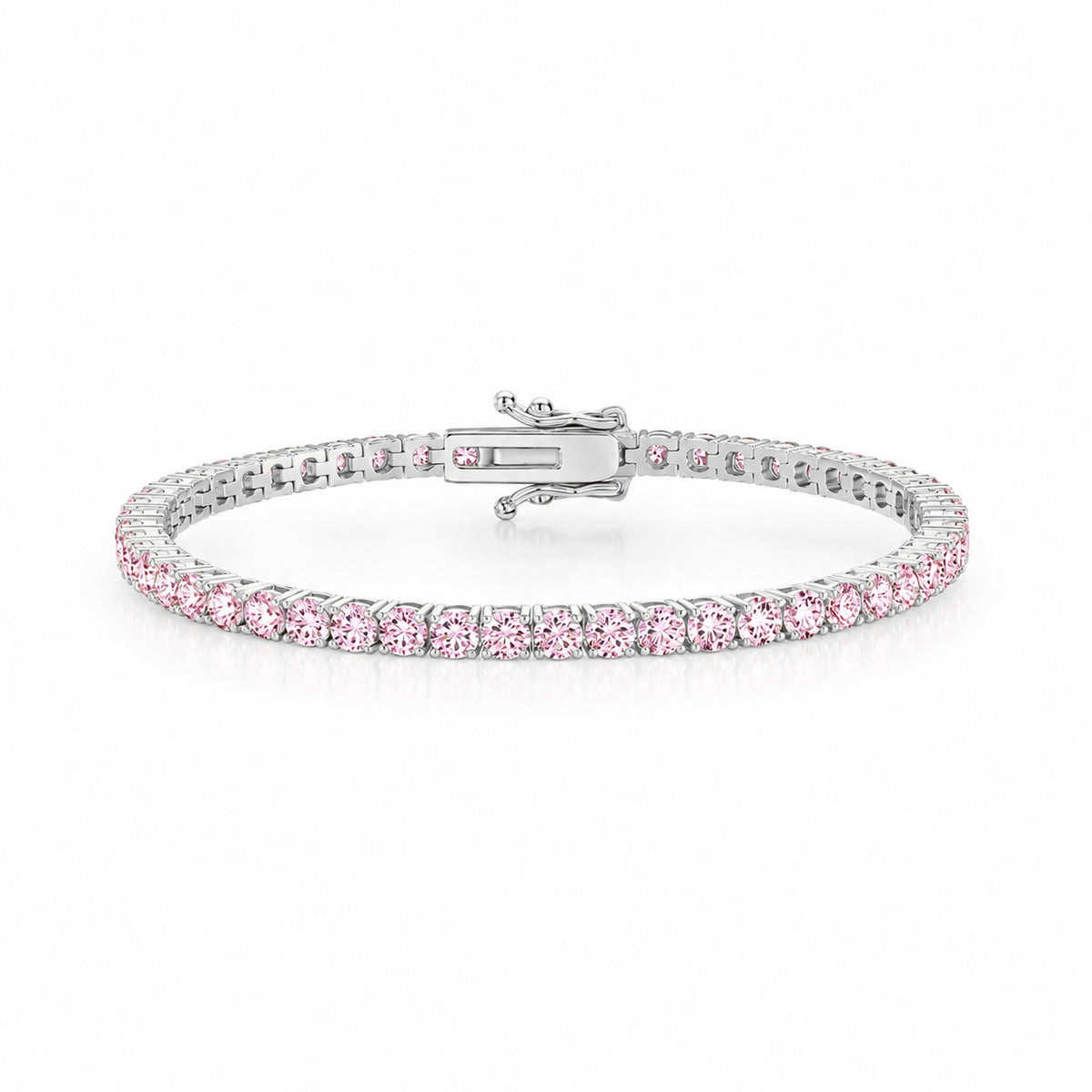 Sasha Tennis Bracelet - Silver