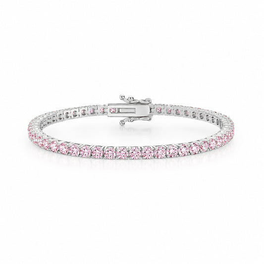 Sasha Tennis Bracelet - Silver