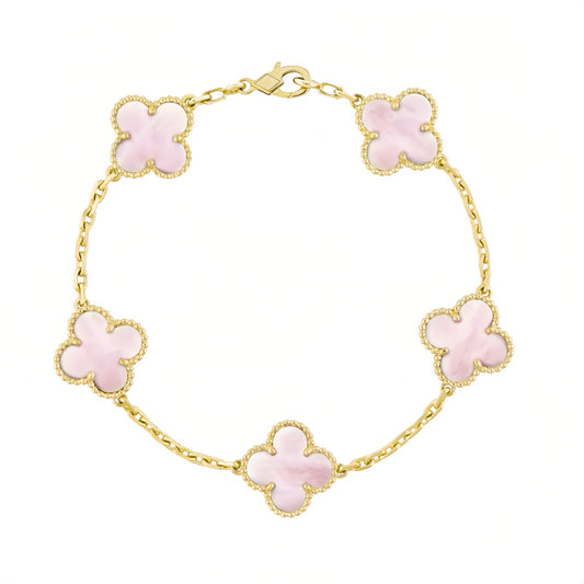 Camilla Bracelet - Gold + Pink