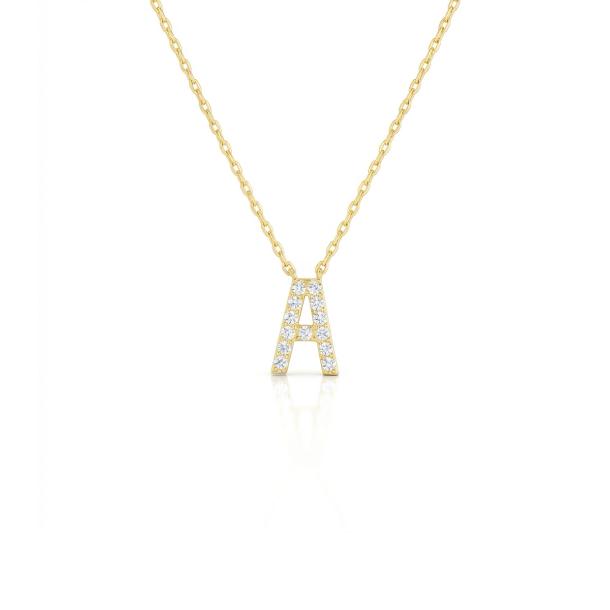 Initial Necklace - Gold
