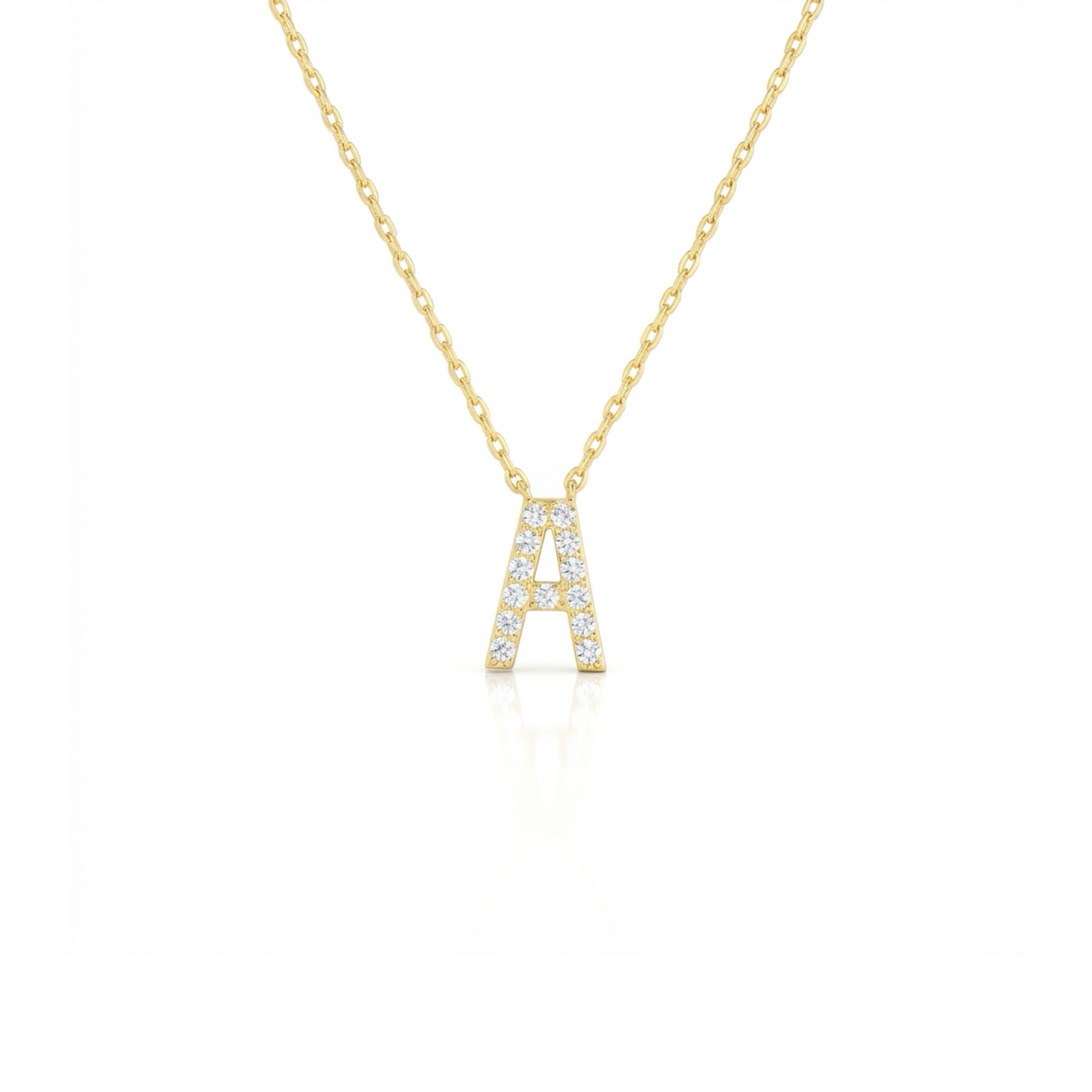 Initial Necklace - Gold