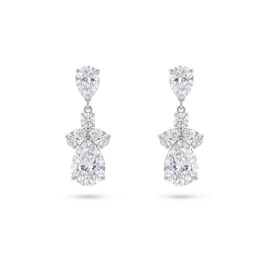 Monroe Earrings - Silver