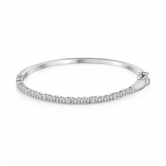 Emilia Bangle - Silver