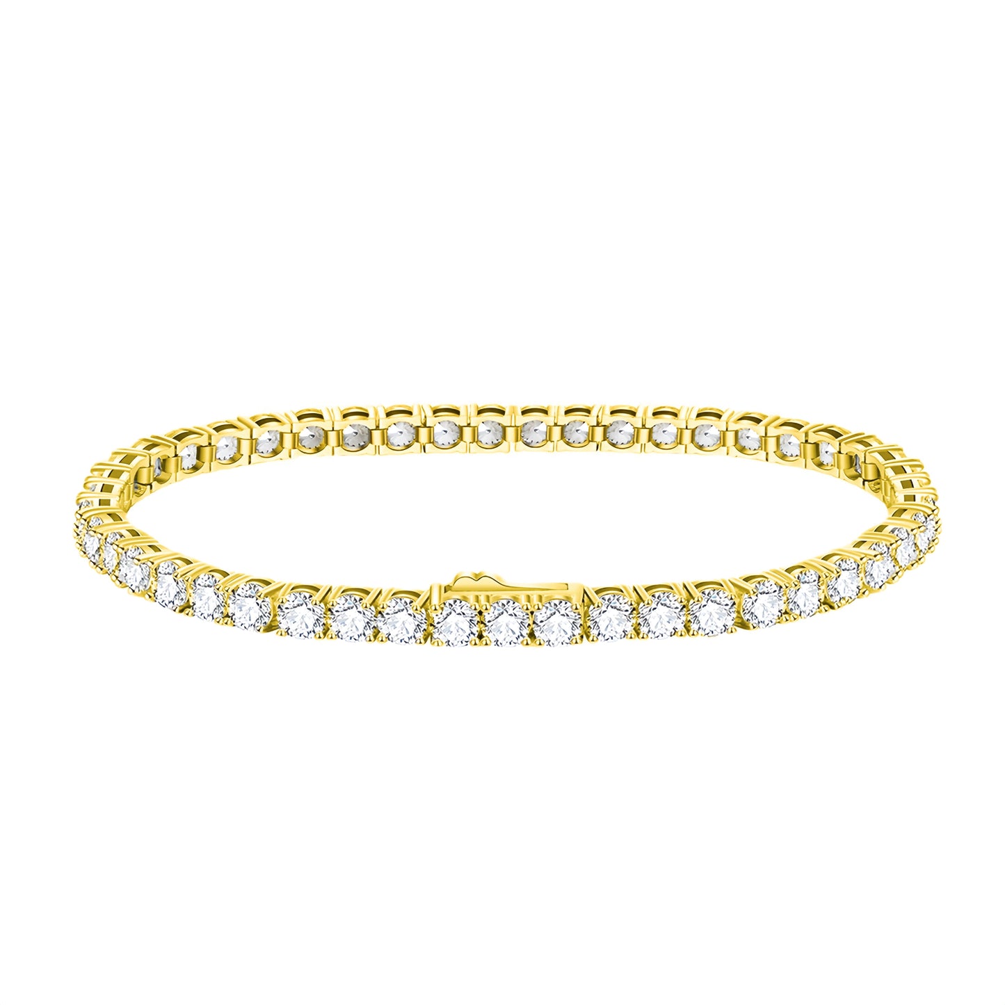 Selene Tennis Bracelet - Gold