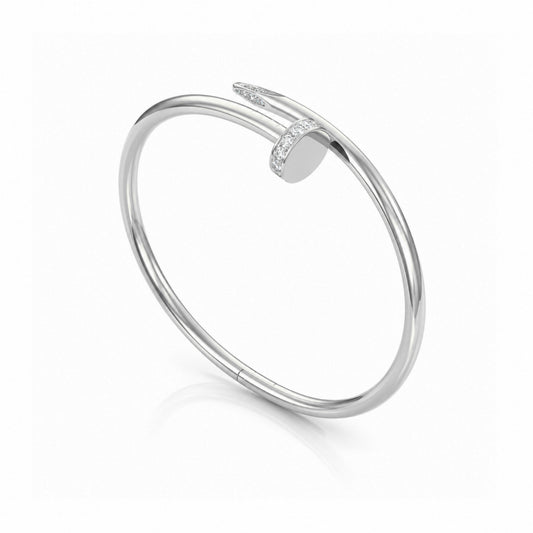 Arielle Bracelet - Silver + Diamond