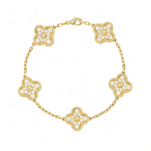 Camilla Diamond Bracelet - Gold
