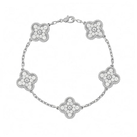 Camilla Diamond Bracelet - Silver