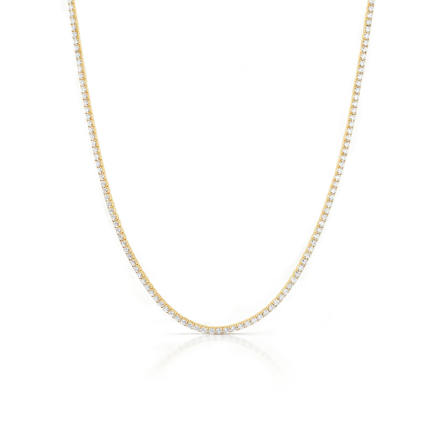 Este Tennis Necklace - Gold