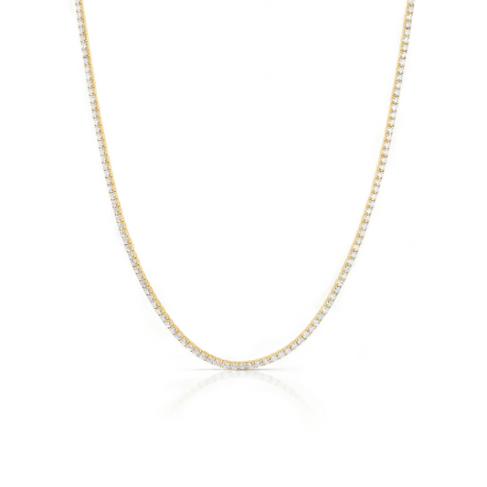 Este Tennis Necklace - Gold