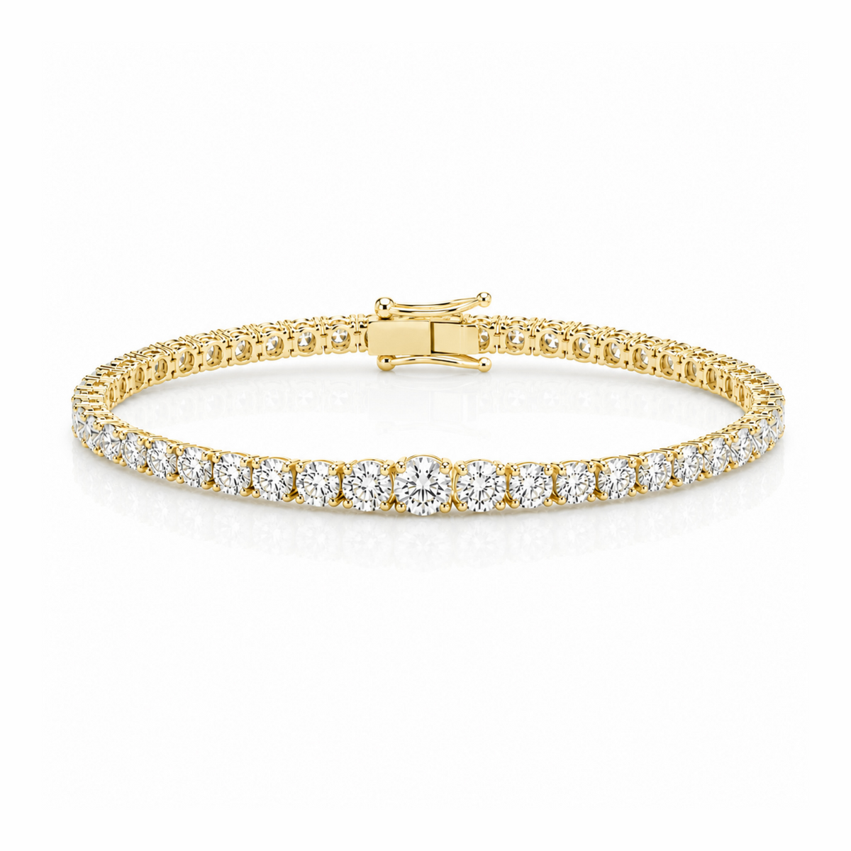 Portia Tennis Bracelet - Gold