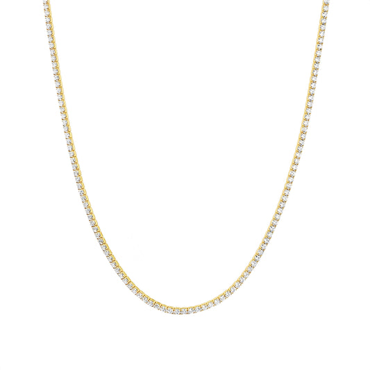 Este Tennis Necklace - Gold