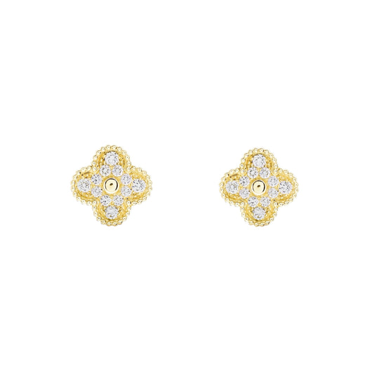 Camilla Diamond Studs - Gold