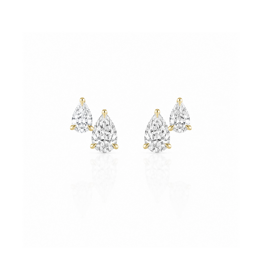 Zaria Studs - Gold