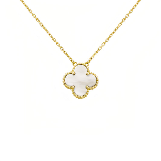 Camilla Necklace - Gold + White