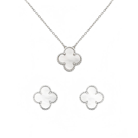 Camilla Set - Silver + White