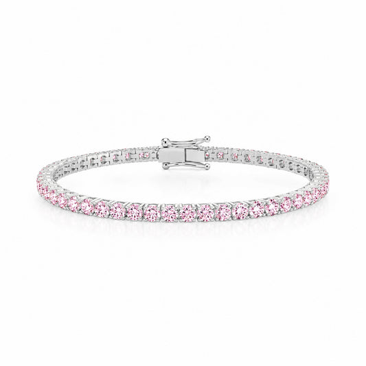 Sasha Tennis Bracelet - Silver
