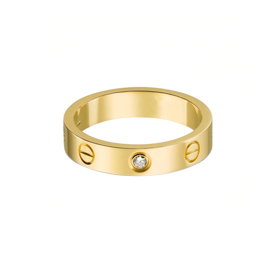 Cely Ring - Gold + 3 Diamond
