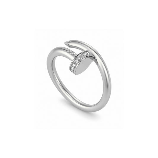 Arielle Ring - Silver + Diamond
