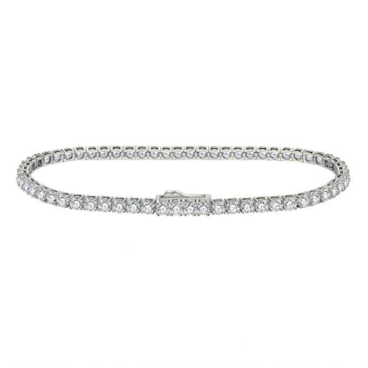 Mini Selene Tennis Bracelet - Silver