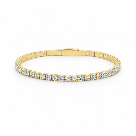 Shadi Tennis Bracelet - Gold