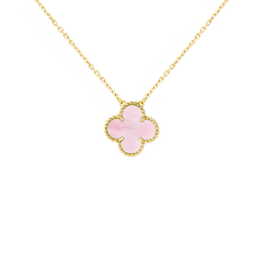 Camilla Necklace - Gold + Pink