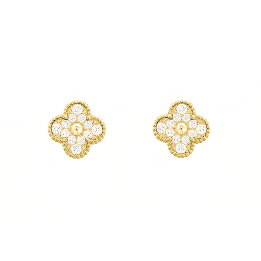 Camilla Diamond Studs - Gold