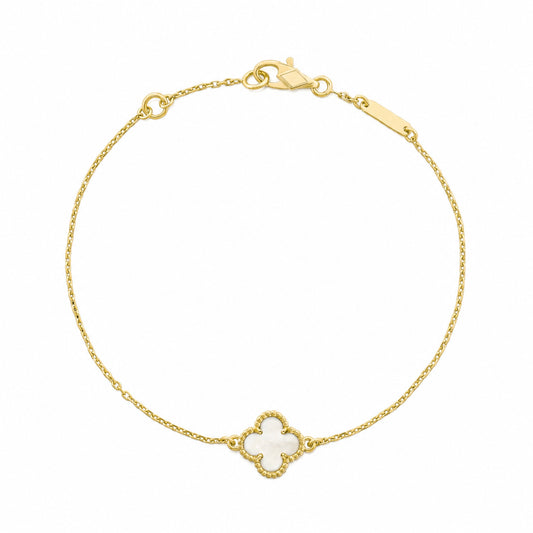 Camille Bracelet - Gold + White