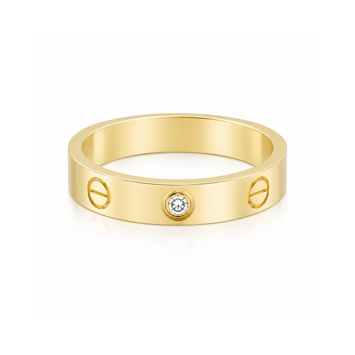 Cely Ring - Gold + 3 Diamond